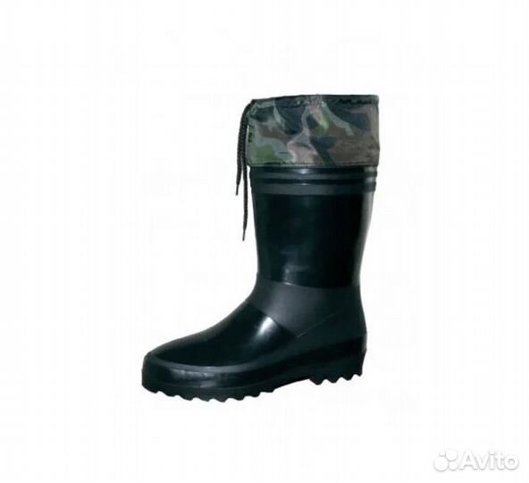 Сапоги резиновые с чехлом