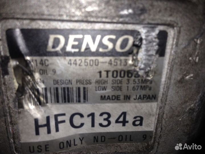 Компрессор кондиционера Subaru Legacy 4473000970