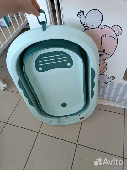 Детская ванночка для купания складная