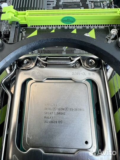 Комплект lga 2011 Xeon e5 2670 v2+32GB Ozu Samsung