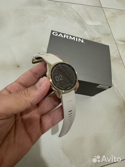 Часы garmin fenix 7s sapphire solar