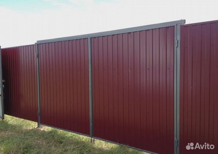 Ворота фасадные