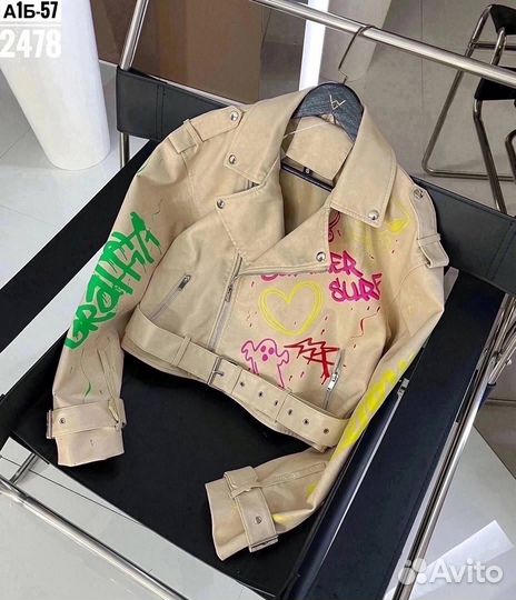 Косули с экокожи расписные