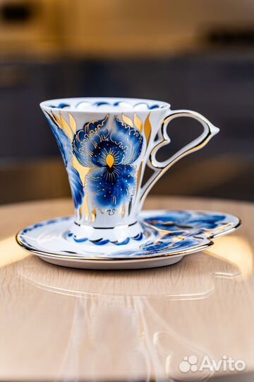 Фарфоровый чайный набор