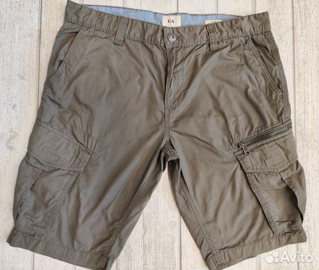 Шорты карго C&A w36 серые