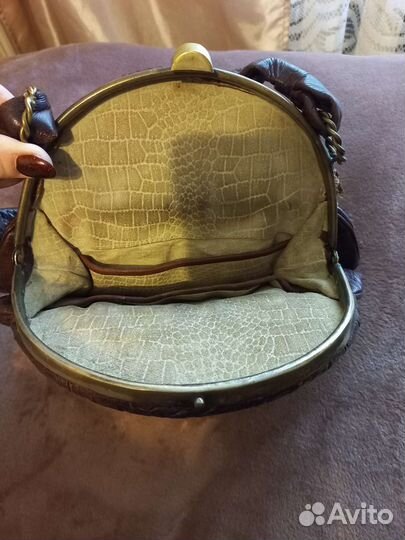 Сумка натуральная кожа винтаж