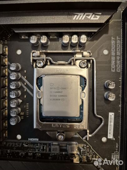 Комплект z590m edge wifi + 11600kf + 2x8 4000 ddr4