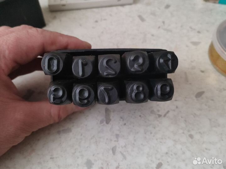 Клейма ударные шрифт 10