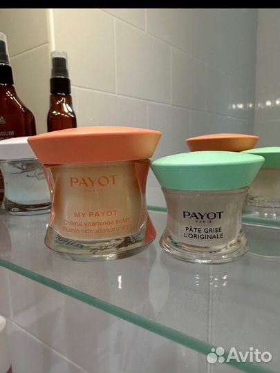 Payot крем vitaminée éclat + паста от воспалений