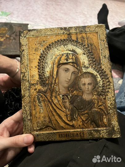 Старинные иконы 18 век Икона божьей матери