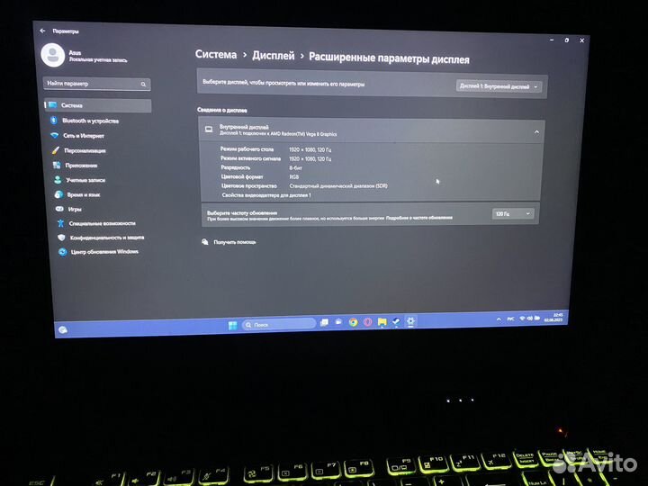 Игровой ноутбук asus TUF gaming