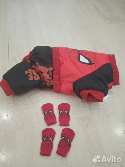 Комбинезон для собак зимний Marvel Человек-паук