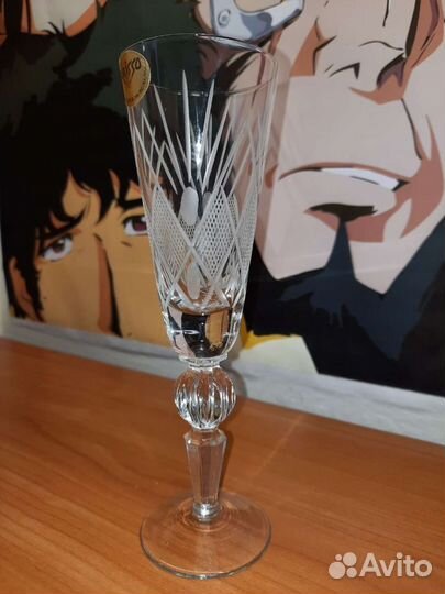 Бокал фужер хрустальный