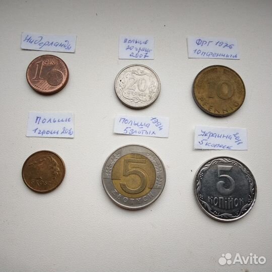 Монеты разных стран (сборка 5)