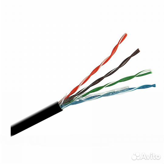Кабель витая пара U/UTP4 cat.5e ксспп-5е 4х2х0.48
