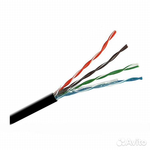 Кабель витая пара U/UTP4 cat.5e ксспп-5е 4х2х0.48