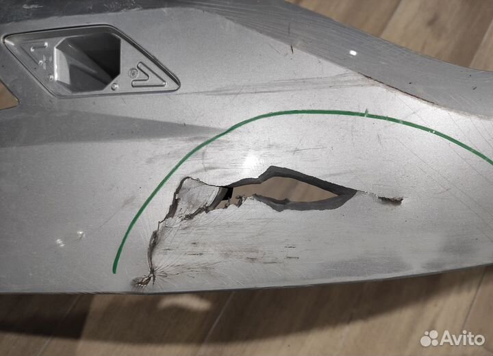 Бампер битый передний Skoda Kodiak