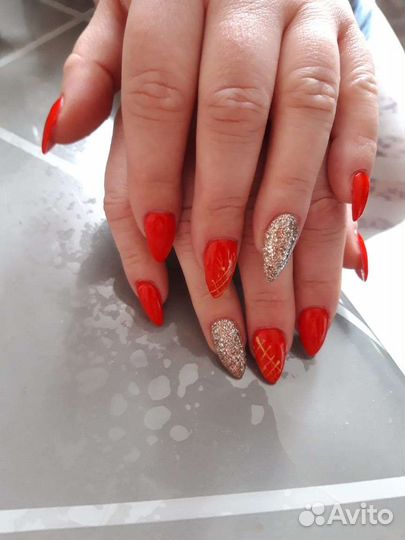 Наращивание ногтей на дому