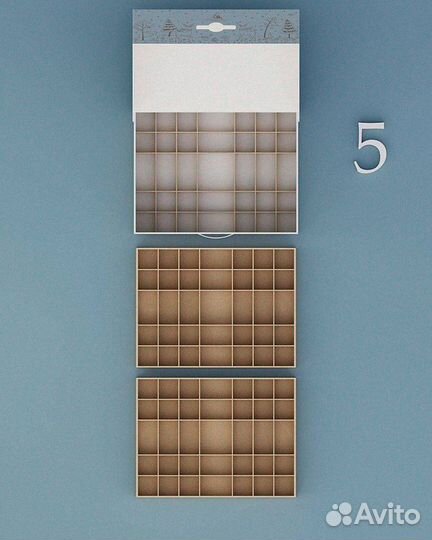 Коробка для хранения елочных игрушек №1 для шаров