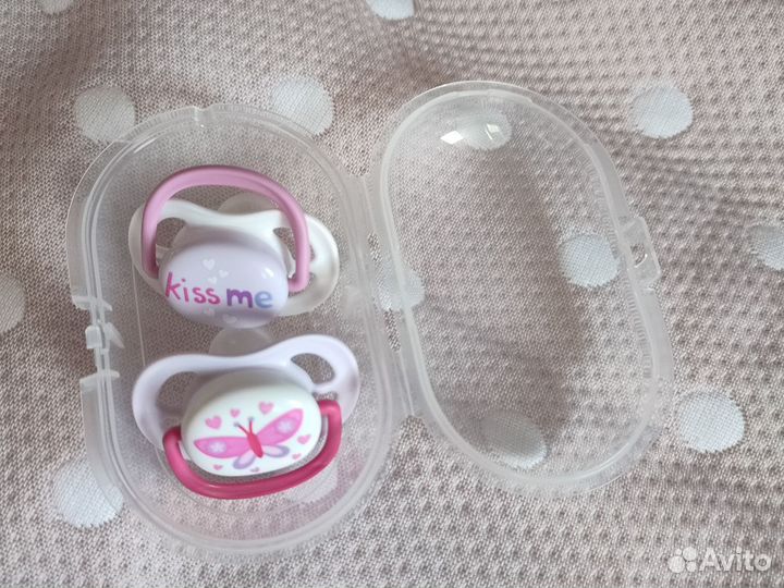 Пустышки philips avent в футляре