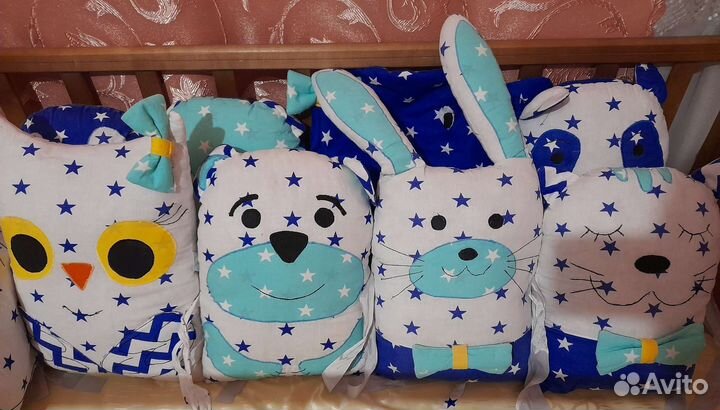 Бортики в кроватку