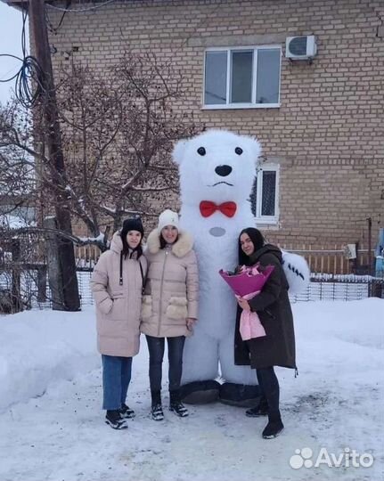 Поздравление от белого медведя