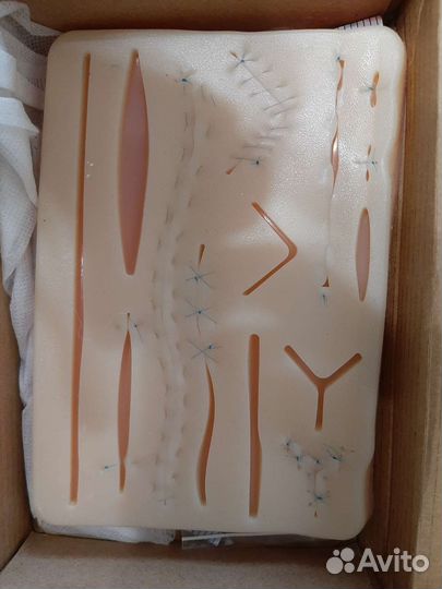 Набор для тренировки швов, муляж кожи