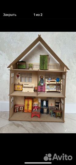 Домик кукольный