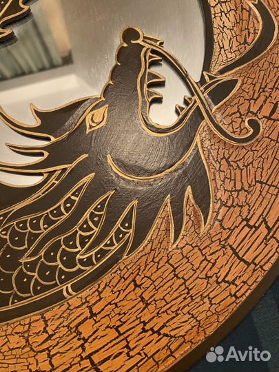 Зеркало интерьерное Дракон