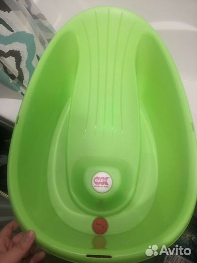 Детская ванночка для купания с горкой