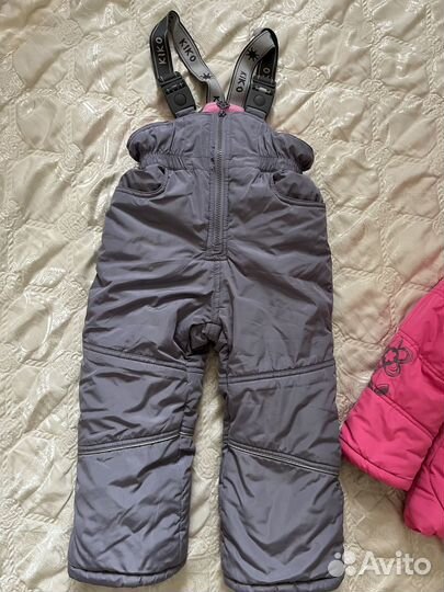 Зимний костюм на девочку 86