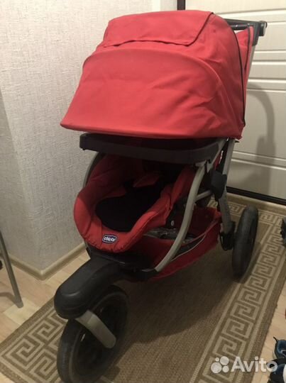 Коляска 2 в 1 chicco active 3