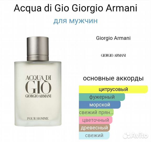 Giorgio armani acqua di gio