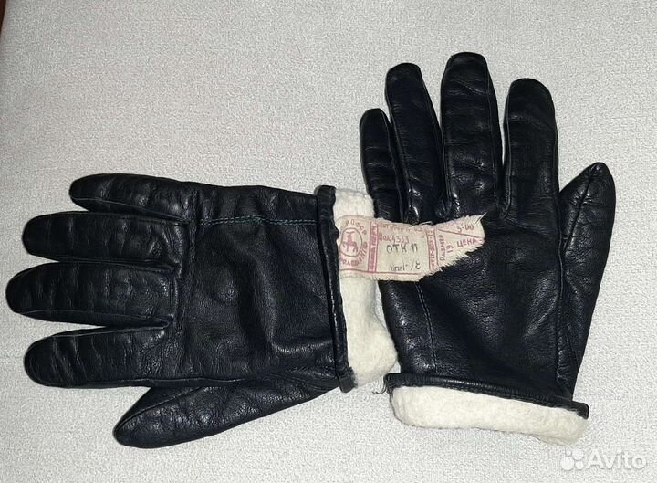 Перчатки натуральная кожа рсфср, 19размер