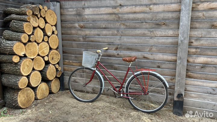 Велосипед взрослый женский с корзиной