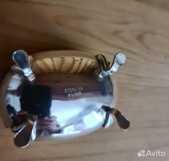 Серебряная солонка антикварная