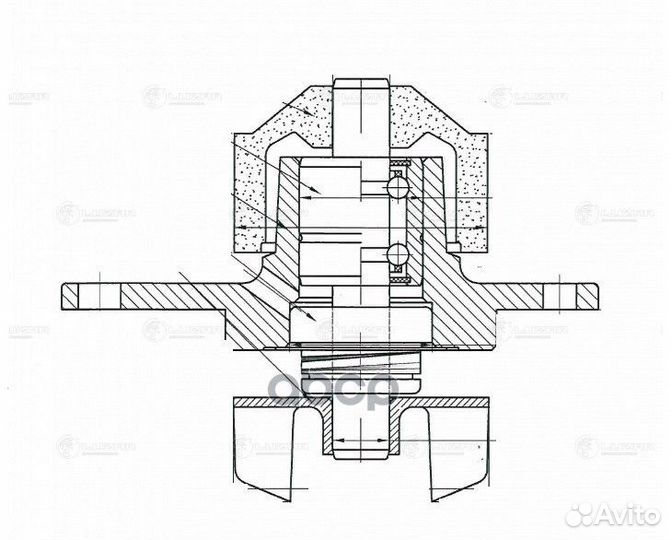 Насос водяной LWP2023 luzar