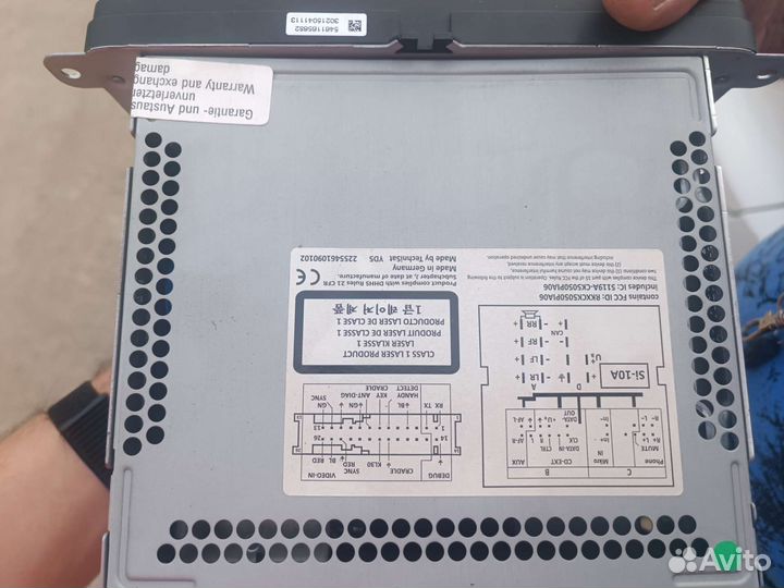 Штатная магнитола на volkswagen tiguan