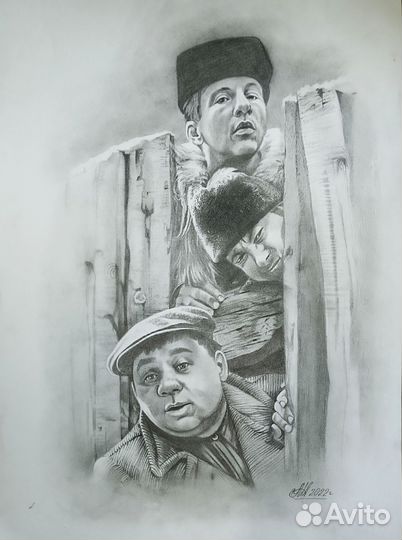 Картина карандашом 