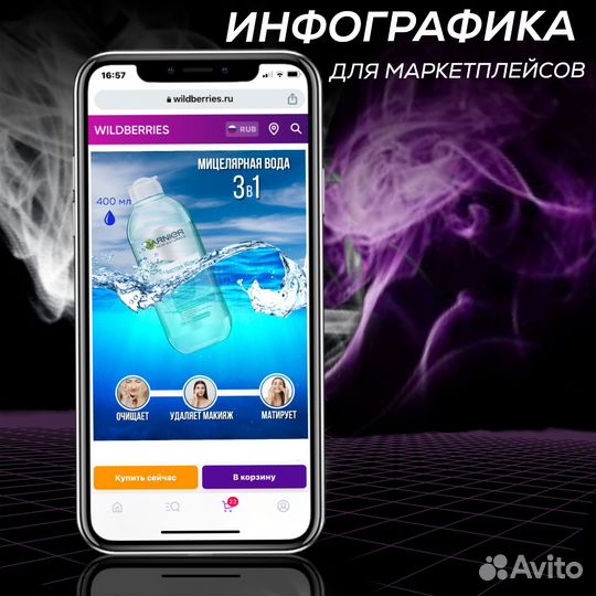 Дизайнер инфографики для маркетплейс