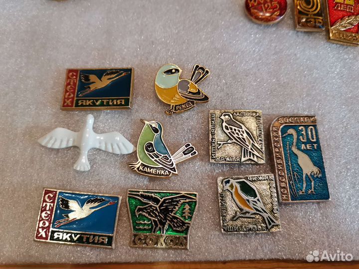 Значки птицы СССР
