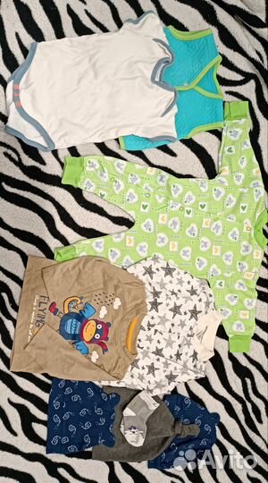 Детская одежда пакетом для мальчиков от 0 до 6 мес