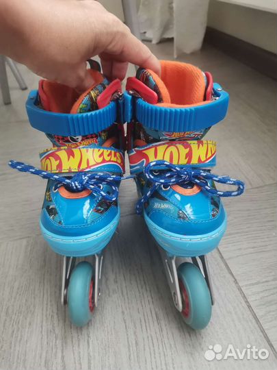 Роликовые коньки детские Hot Wheels
