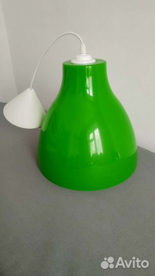 Светильник потолочный подвесной зеленый