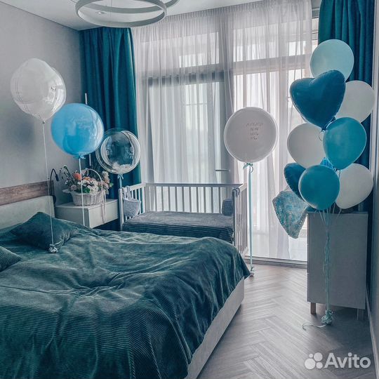 Оформление выписки воздушными шарами