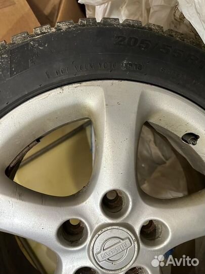 Колеса зимние шипованные 205/55/R16 для Nissan