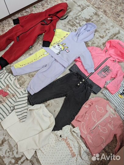Вещи пакетом на девочку 80 86