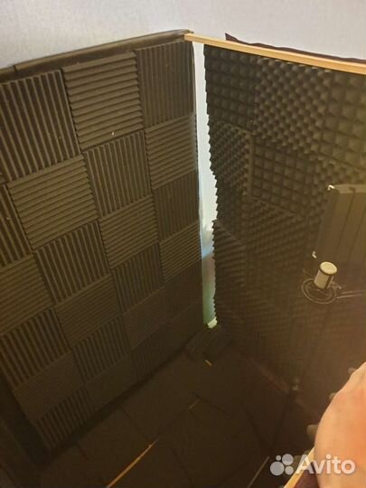 Складная акустическая ширма для звукозаписи