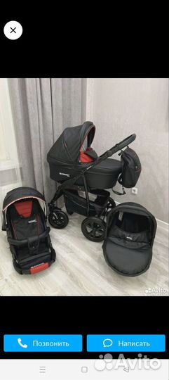 Коляска Sonic verdi 3 в 1