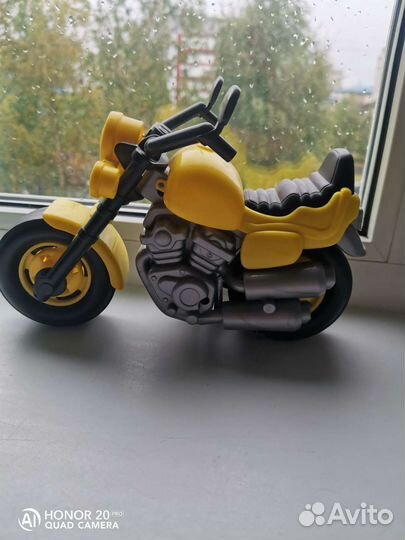 Лук Нёрф Ребель, игрушечные мотоцикл и машина